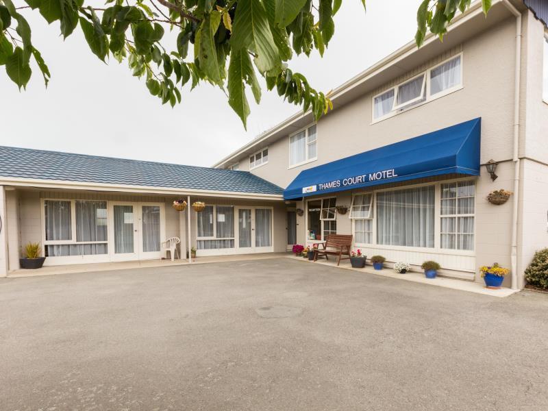 Aaa Thames Court Motel Оамару Екстериор снимка