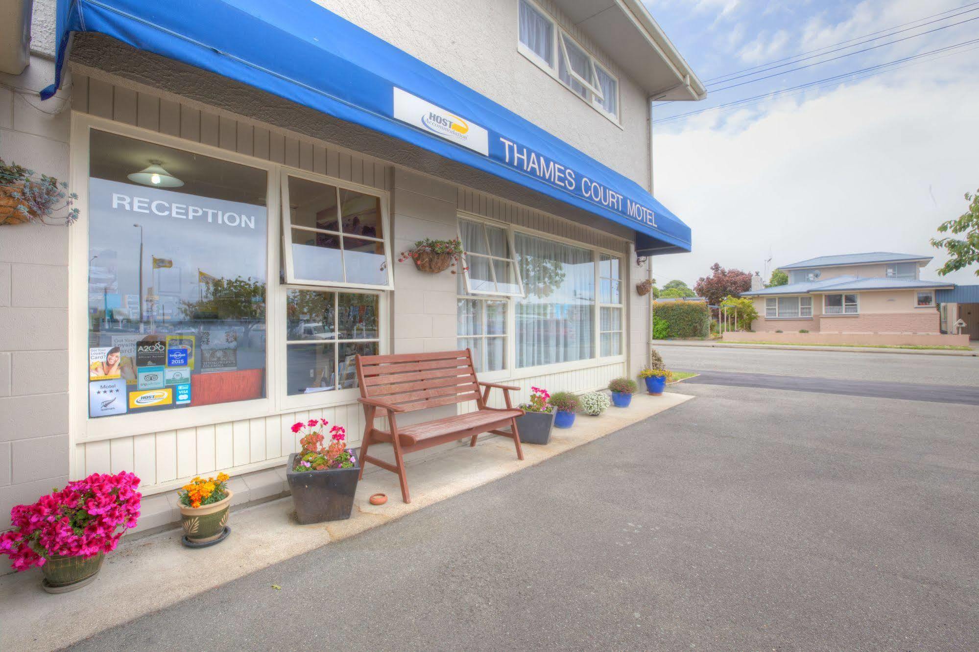 Aaa Thames Court Motel Оамару Екстериор снимка
